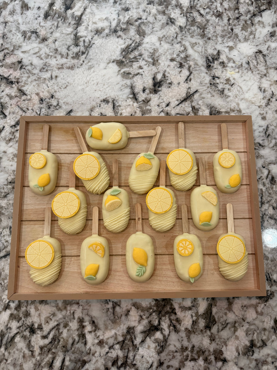 Lemon Cakesicle Summer Edition